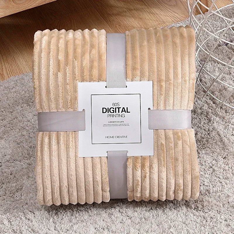 Coral Velvet Blanket Plush Soft Warm Throw