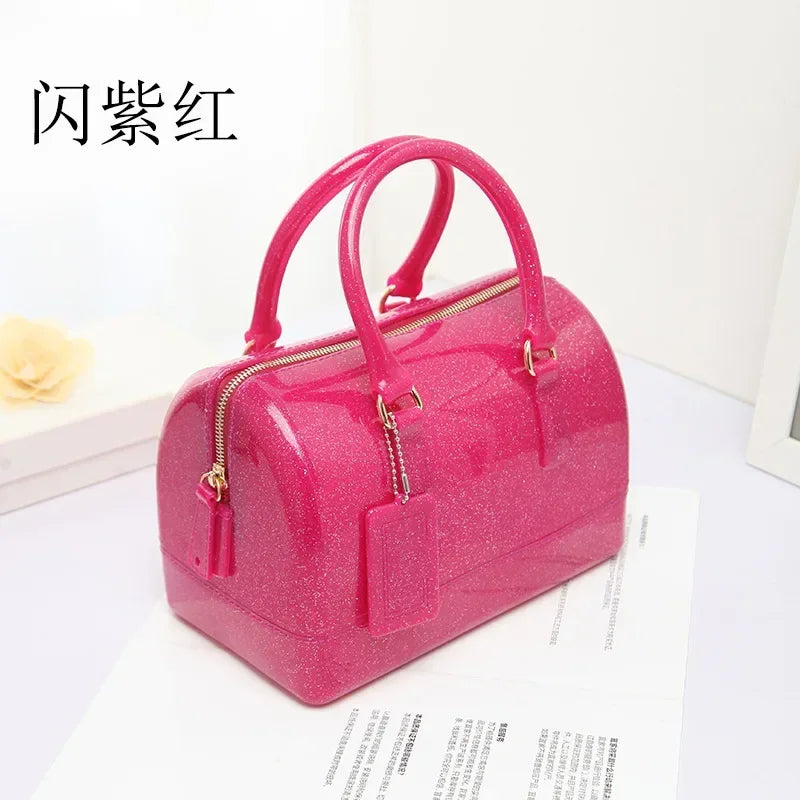 Jelly Bag Crossbody Pillow Bag in Macaron Colors