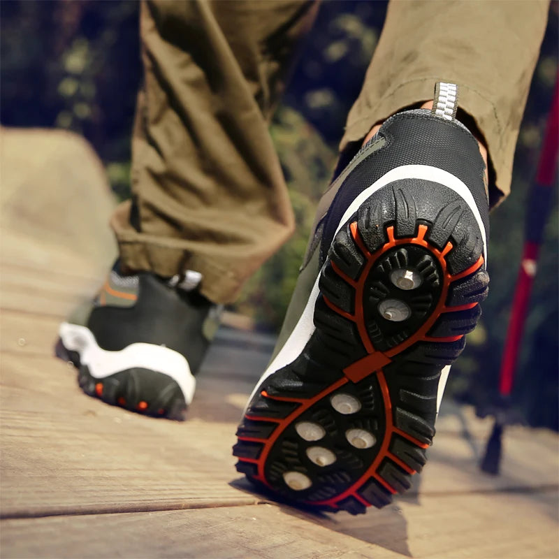 Men's Leather Casual Sneakers for Tennis and Walking