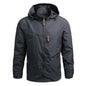 Men's Oversize Nylon Windbreaker Jacket for Spring and Autumn