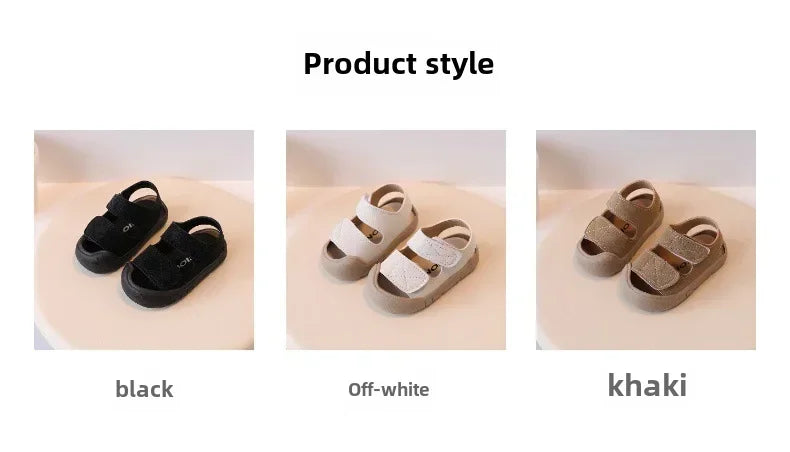 Baby Sandals for Boys Ages 1-3 Soft Bottom Breathable