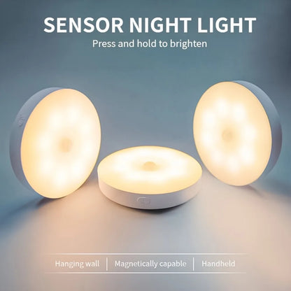 3pcs Motion Sensor Night Lights Warm White Cold White