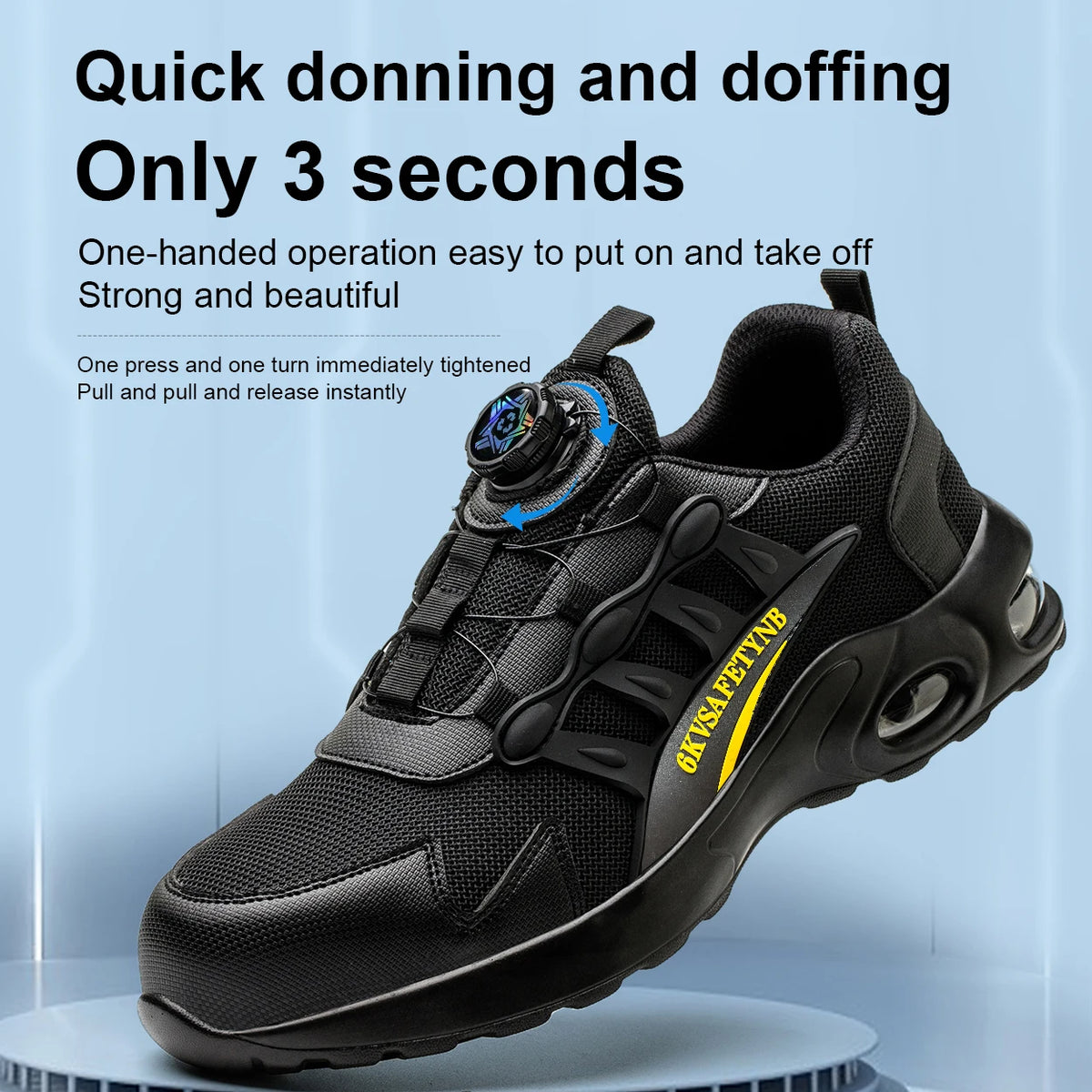 Men's Steel Toe Safety Shoes with Air Cushion