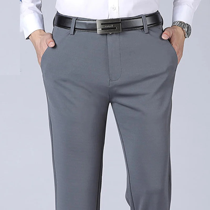 Men's Summer Casual Suit Pants Plus Size 28-42