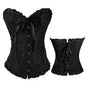 Gothic Lace Up Corset Shapewear for Women