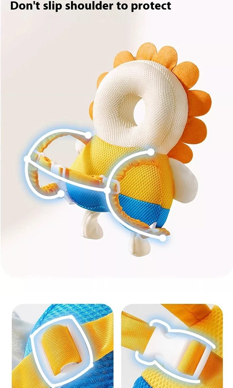 AIBEDILA Baby Anti-Fall Head Back Protector Pillow