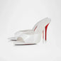 Shoes for Women New Pointed Open Toe Roman Sandals Metal Sexy Women's Shoes Outdoors Slippers 10.5 cm Sandalias Romanas Mujer