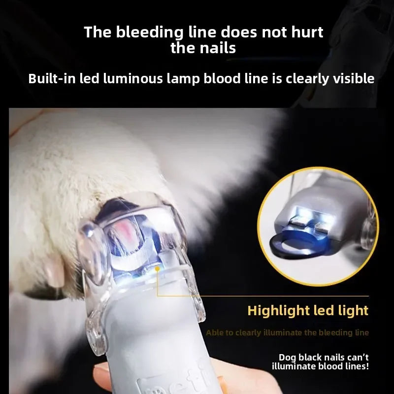 Rechargeable LED Pet Nail Clipper