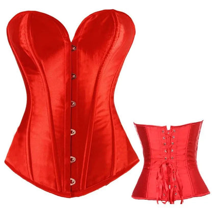 Gothic Lace Up Corset Shapewear for Women