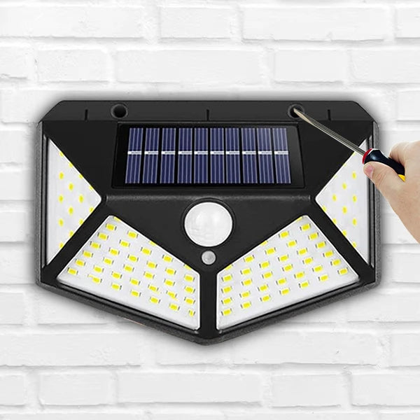 100 LED Solar Security Lamp Waterproof Motion Sensor