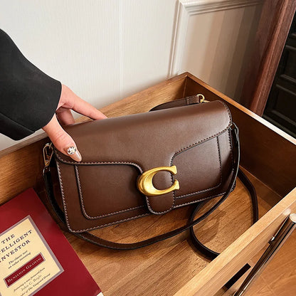 Women's Solid Color Small Square Shoulder Bag