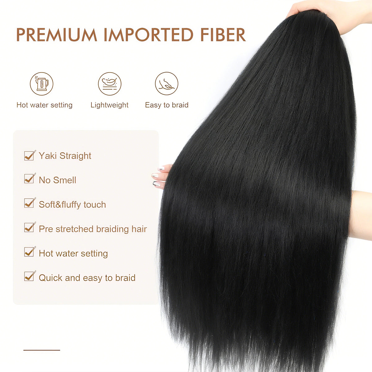 26 Inch Kanekalon Jumbo Box Crochet Hair Extensions