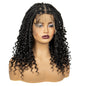 Knotless Box Braided Wigs with Curly Ends 16 Inches Synthetic