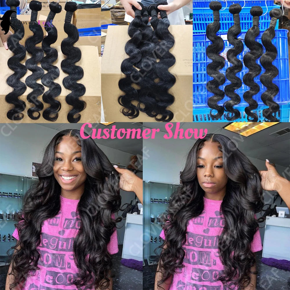 24 Inch Body Wave Brazilian Raw Hair Bundles