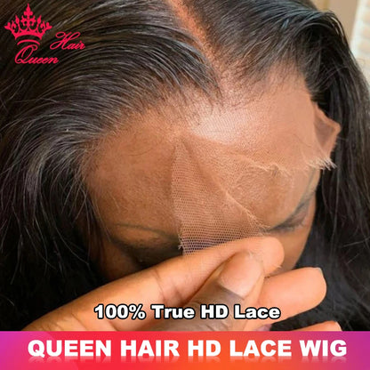 Queen Hair HD Lace Wig Raw Human Hair 13x6 Frontal