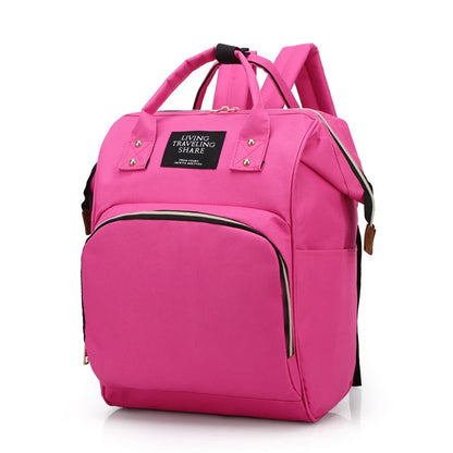 Large Capacity Canvas Diaper Bag Backpack