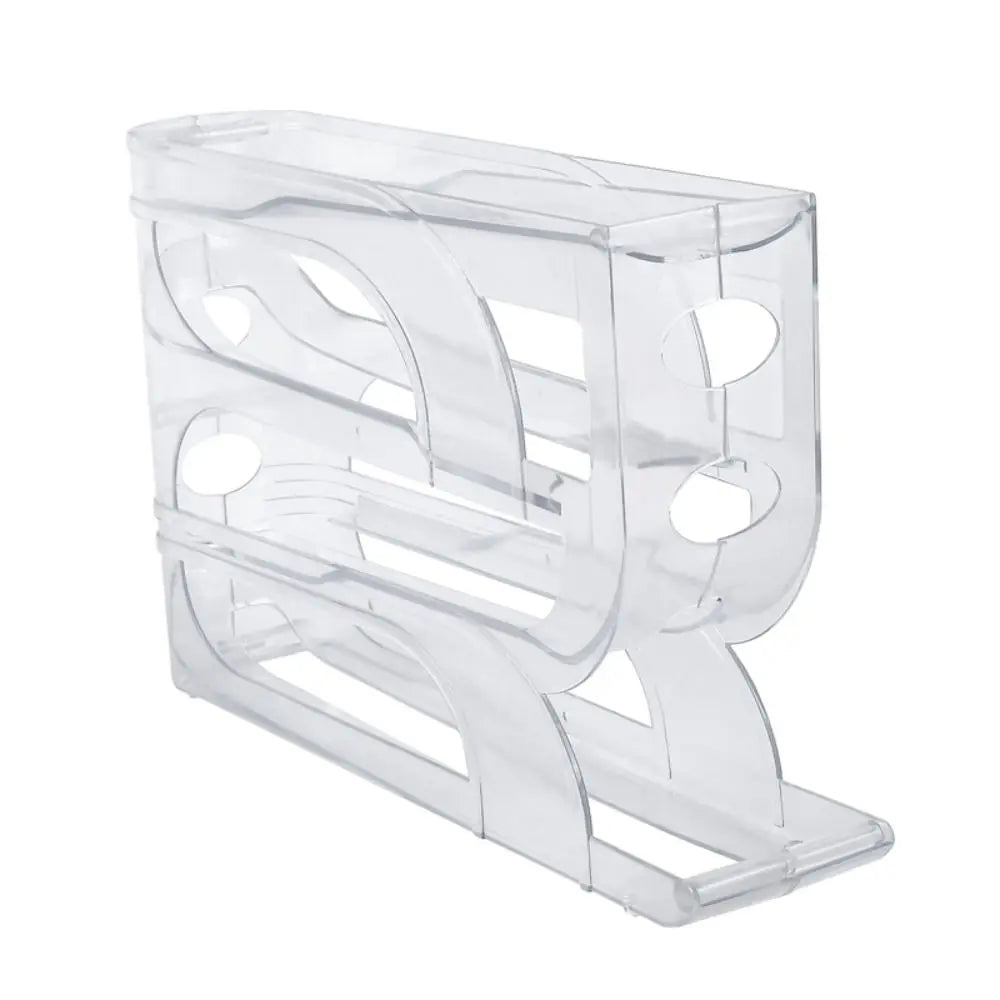 Automatic Egg Roller Rack Space Saving Plastic Organizer