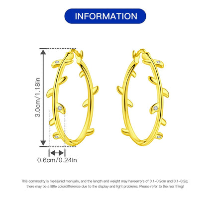 S925 Sterling Silver Iris Flower Hoop Earrings for Women