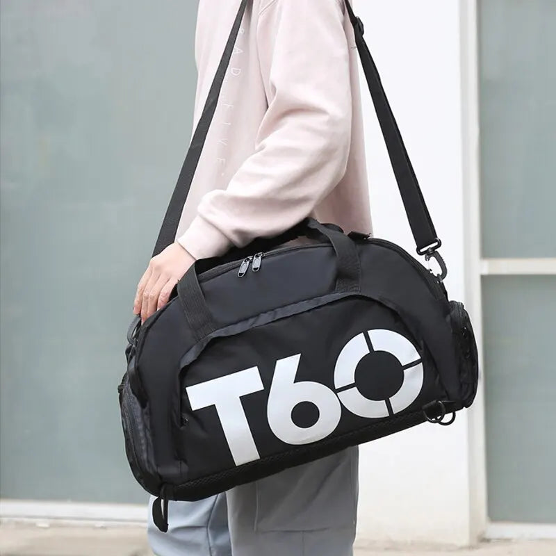 Waterproof Nylon Gym Bag for Fitness and Travel