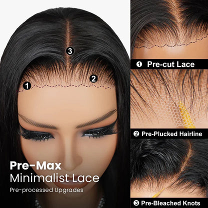 13X4 Bob Wig Straight Human Hair Lace Front Wig