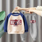 Children's Cartoon Pullover Sweatshirt Set