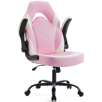 JHK Adjustable PU Leather Racing Desk Chair