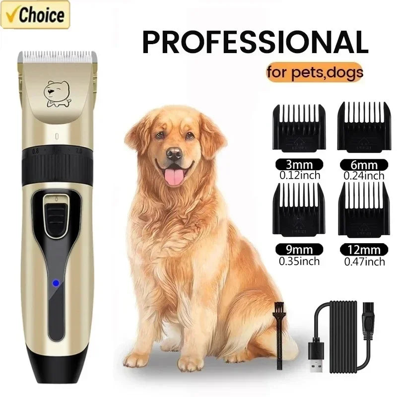 USB Rechargeable Pet Grooming Clipper