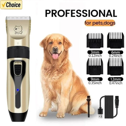 USB Rechargeable Pet Grooming Clipper