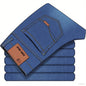 Men's Slim Fit Denim Jeans Casual Black Blue