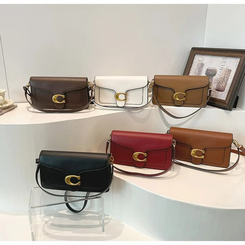 Women's Solid Color Small Square Shoulder Bag