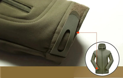 Men's Hooded Tactical Waterproof Bomber Jacket