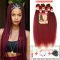 26 Inch Pre Stretched Blonde Ombre Braiding Hair