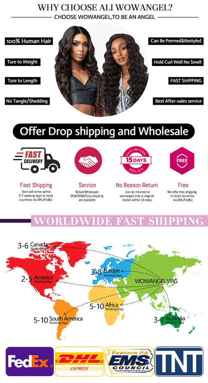 HD Lace Frontal Wig 250% Density Straight Human Hair