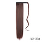 Long Straight Clip-in Ponytail Hair Extension Black