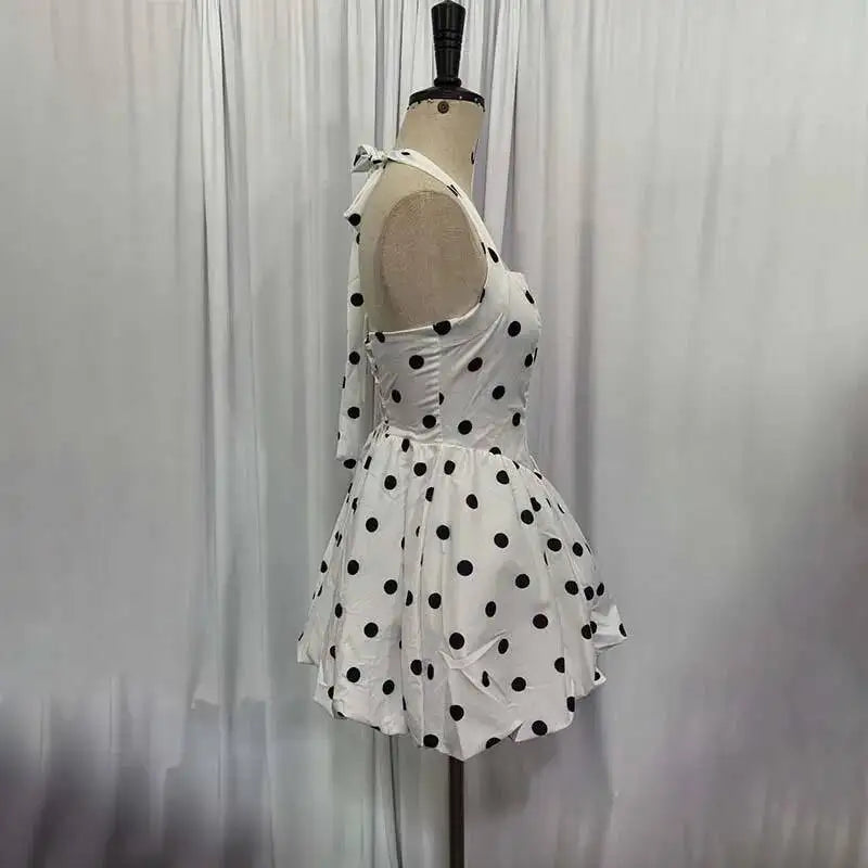 Townlike Halter A-line Mini Ball Gown Dress for Women