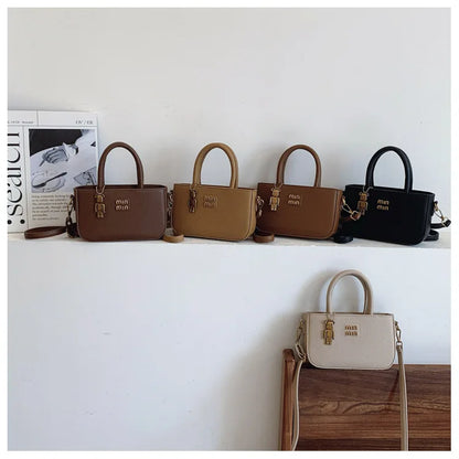 Women's Small Square Nylon Shoulder Bag for Mobile Phone