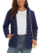 TACVASEN Women's Hooded Puffer Jacket Lightweight Casual