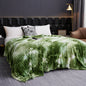 Tie Dye Flannel Fleece Blanket for Beds