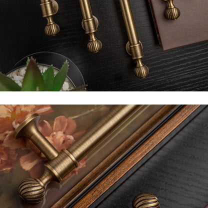 Brushed Antique Brass Kitchen Cabinet Pull Handle