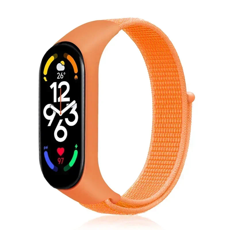 Nylon Adjustable Watchband for Xiaomi Mi Band 3 4 5 6 7