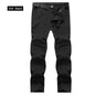 Men's Winter Soft Shell Hiking Pants with Fleece Lining