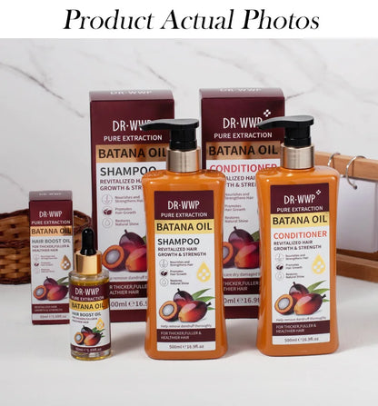 Batana Oil Shampoo & Conditioner Set (500ml)