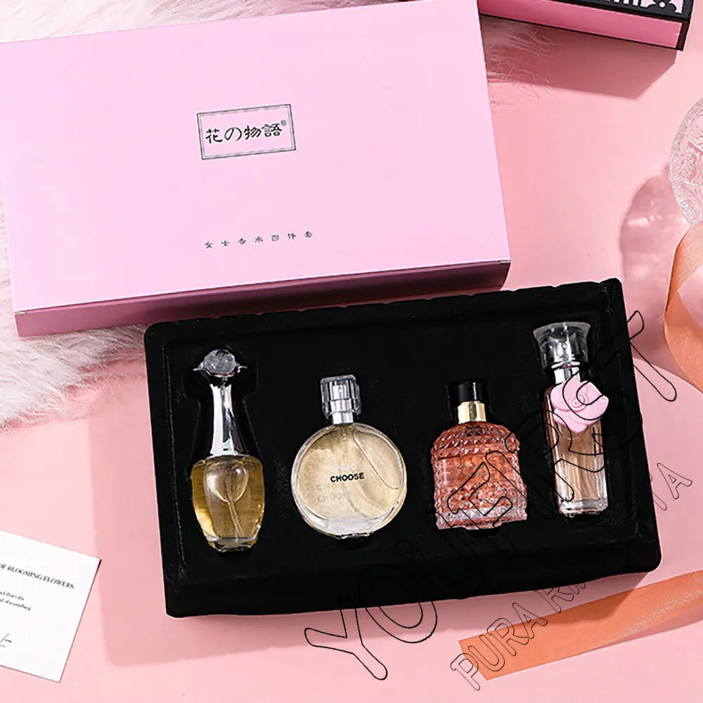 4Pcs Floral Scent Perfume Set for Women 100ml