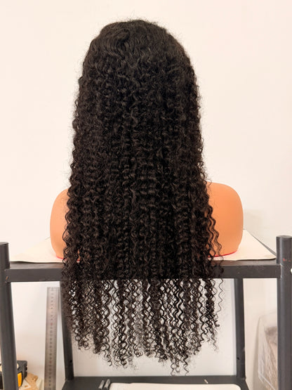 Jerry Curly 13x6 HD Lace Front Human Hair Wig 40 Inch