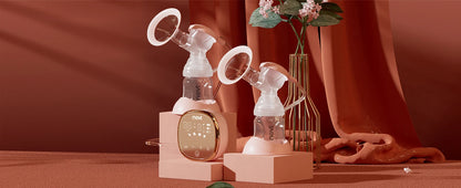 NCVI Double Electric Breast Pump with 4 Modes and LED Display