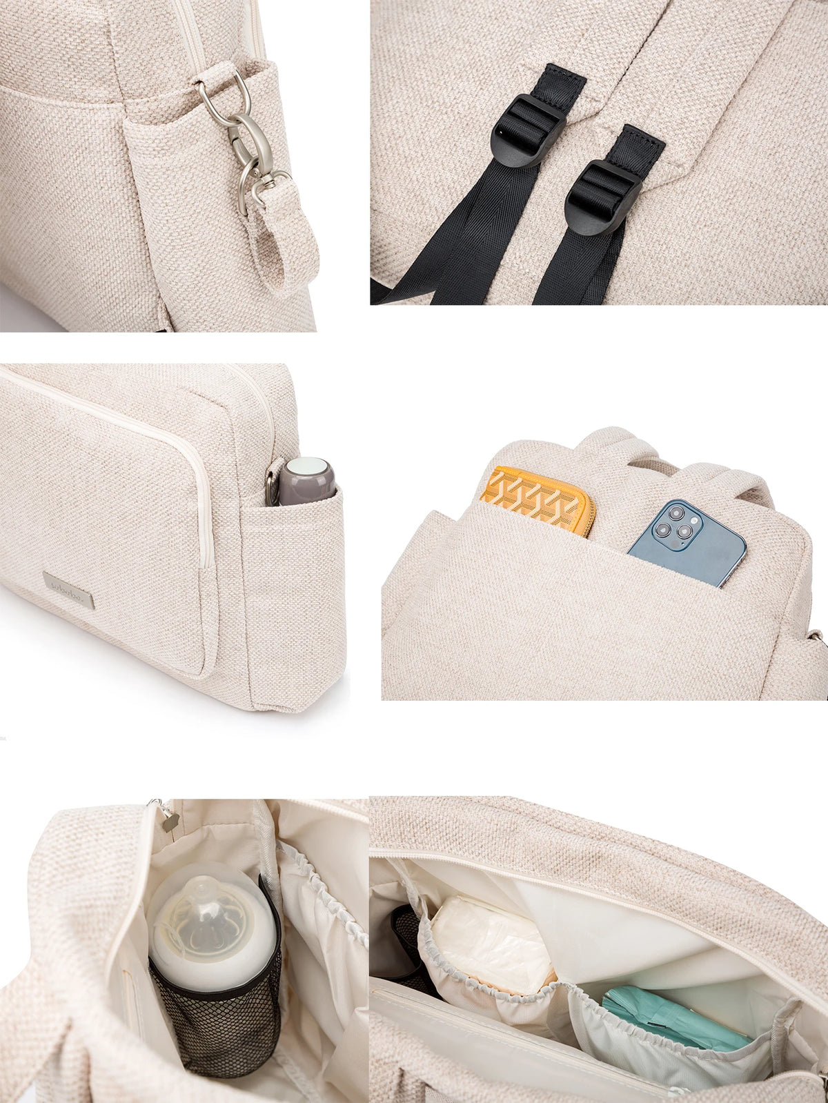 Soboba Waterproof Polyester Diaper Backpack for Babies
