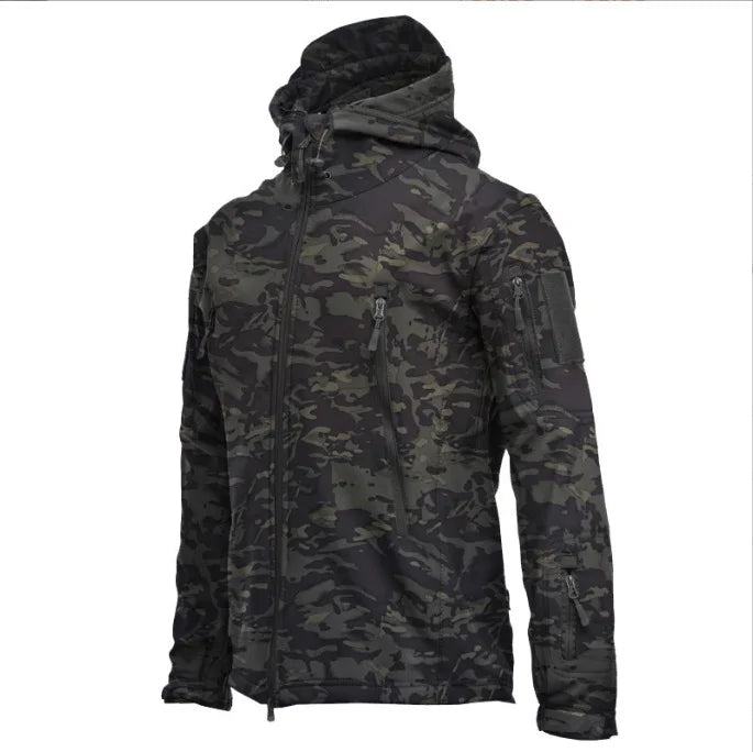 Men's Tactical Windproof Waterproof Soft Shell Jacket
