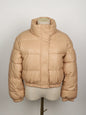 Black PU Leather Women's Winter Parka Jacket