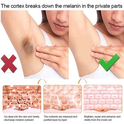 Body Whitening Cream for Arms, Thighs, and Underarms