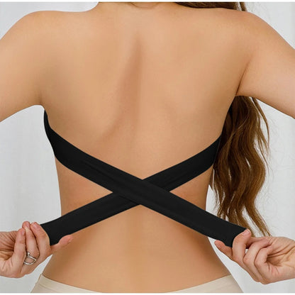 Women's Strapless Push Up Bra Removable Padded Seamless